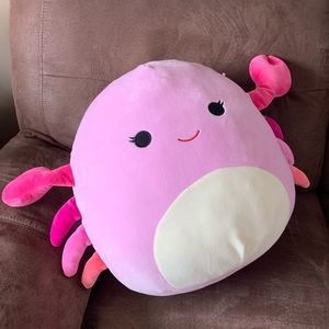 16” Cailey The Pink Crab Squishmallow